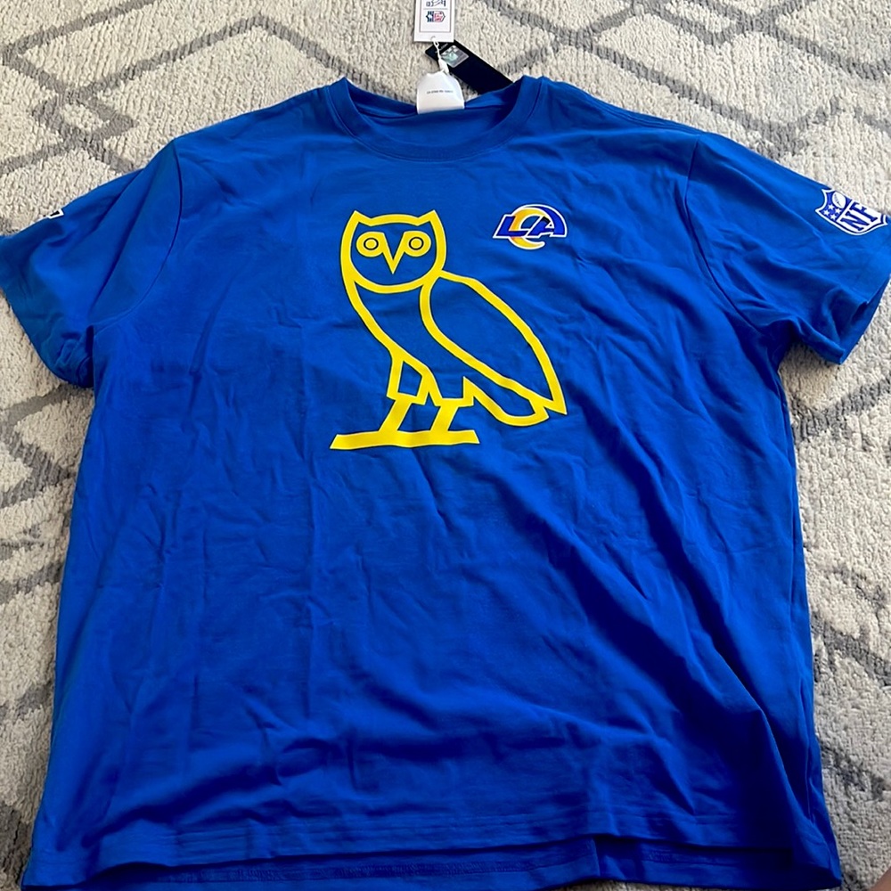 OVO® / NFL LOS ANGELES RAMS OG OWL T- SHIRT XXXL